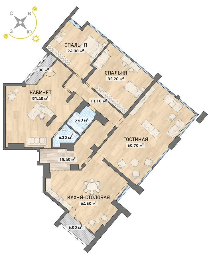 план квартиры.