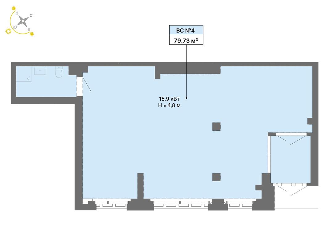 план помещения.