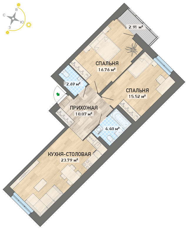 план квартиры.