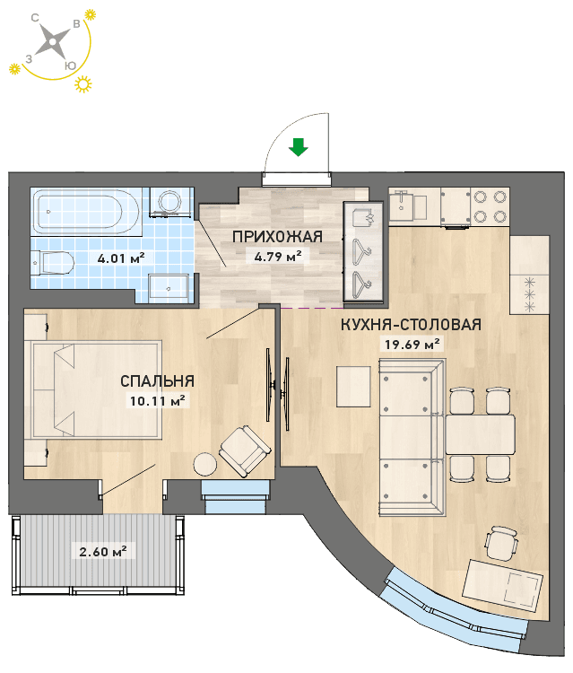 план квартиры.