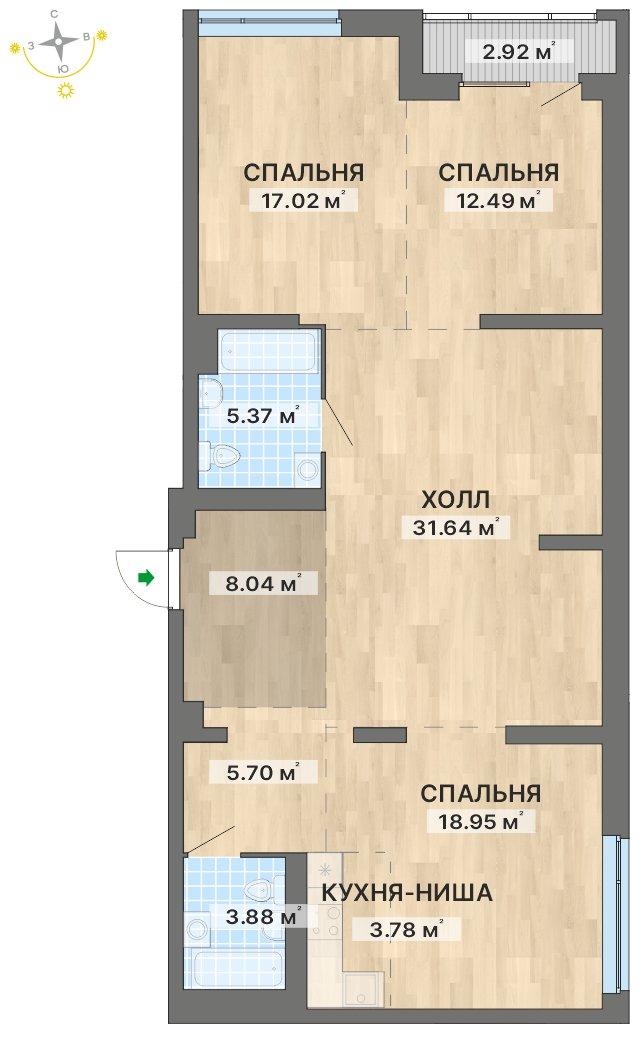 план квартиры.