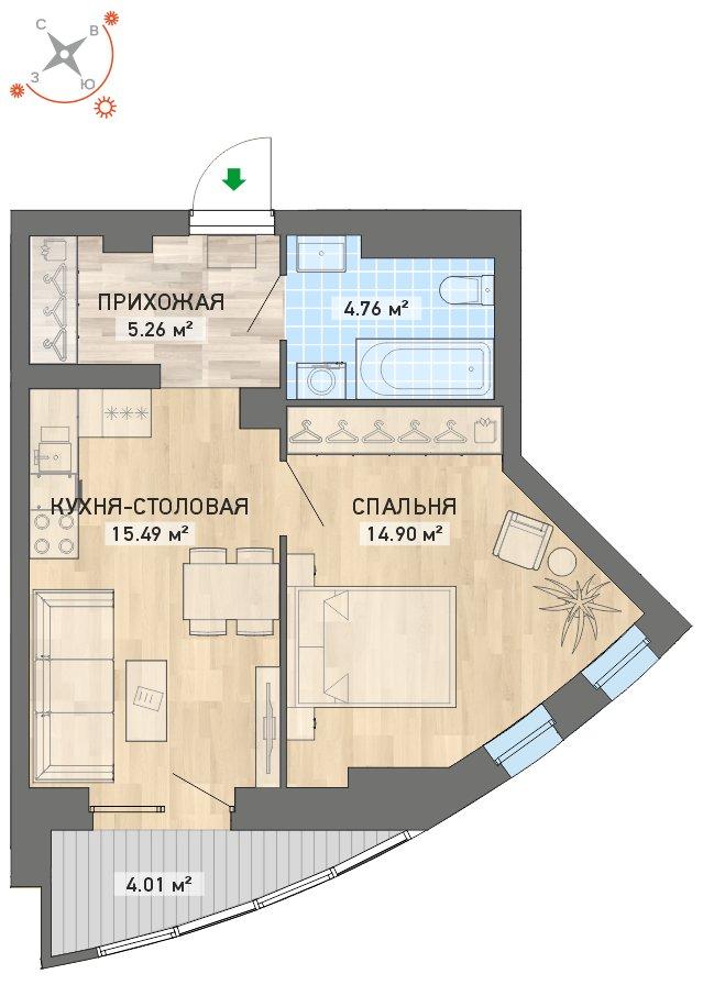 план квартиры.