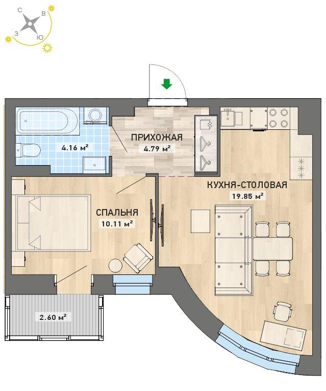 план квартиры.