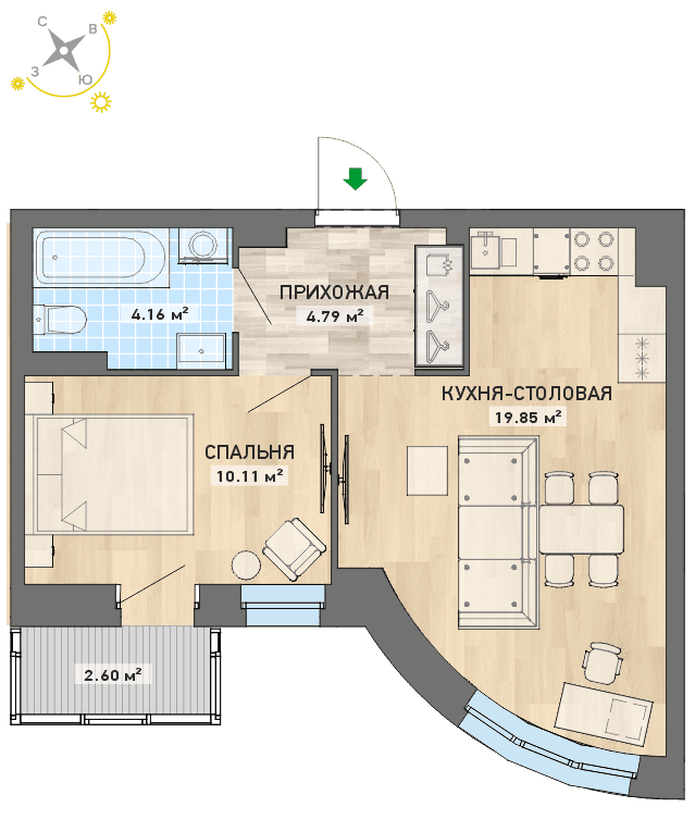 план квартиры.
