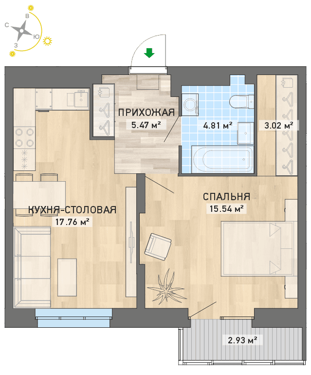 план квартиры.