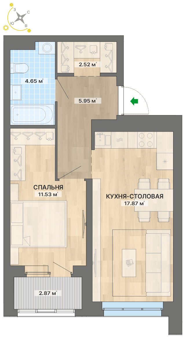 план квартиры.