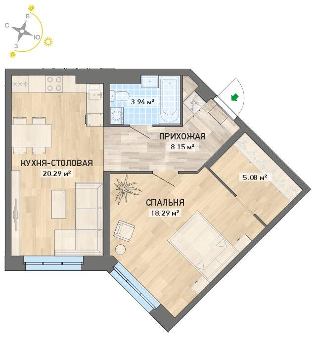 план квартиры.