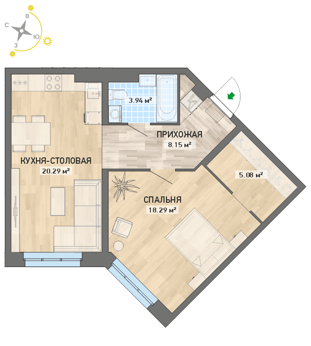 план квартиры.