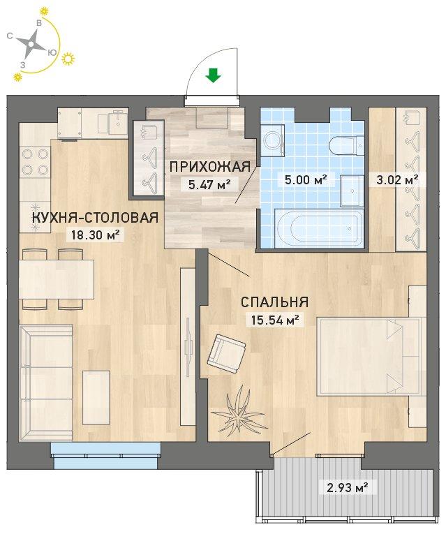 план квартиры.