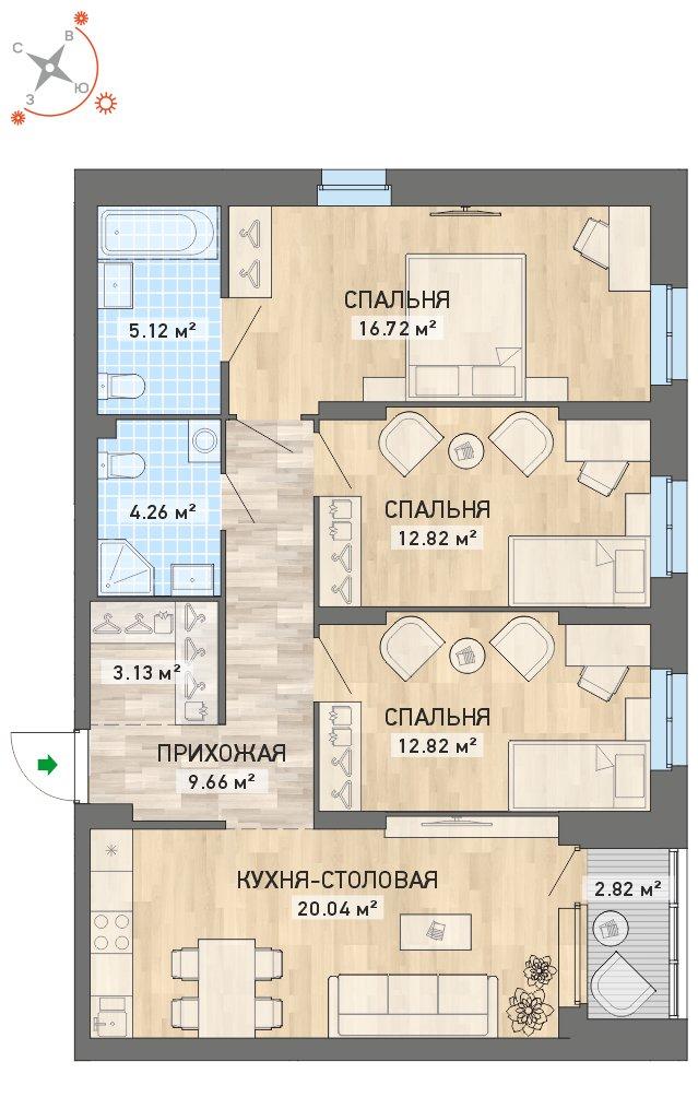 план квартиры.