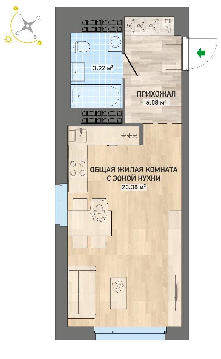 план квартиры.