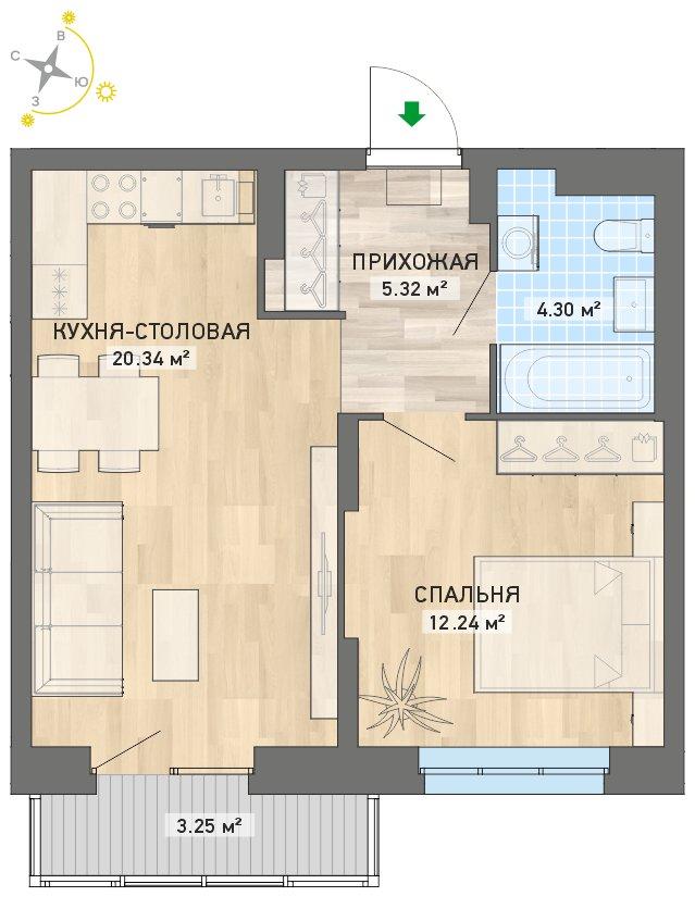 план квартиры.