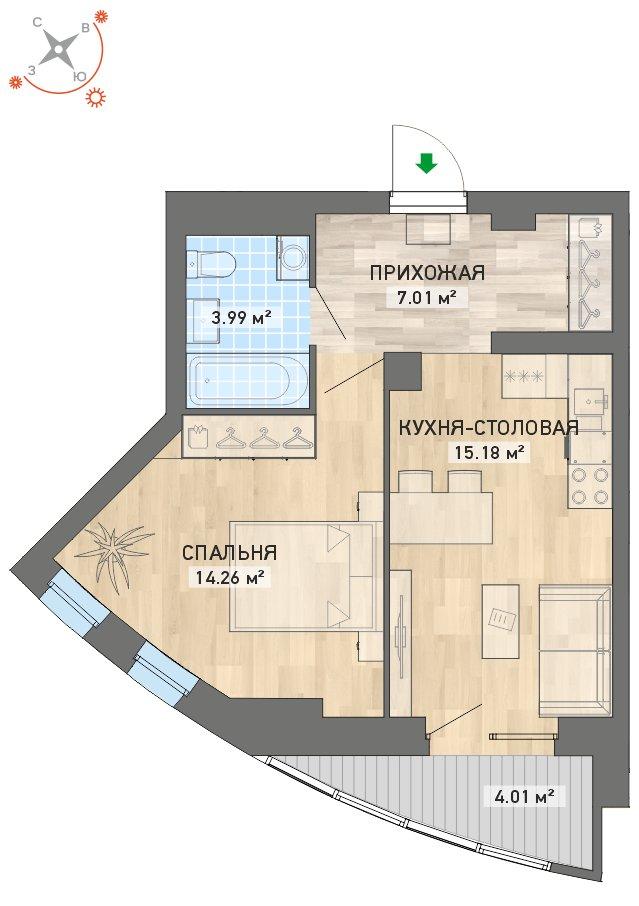план квартиры.