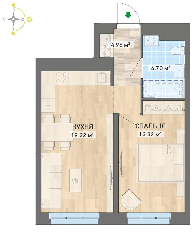 план квартиры.