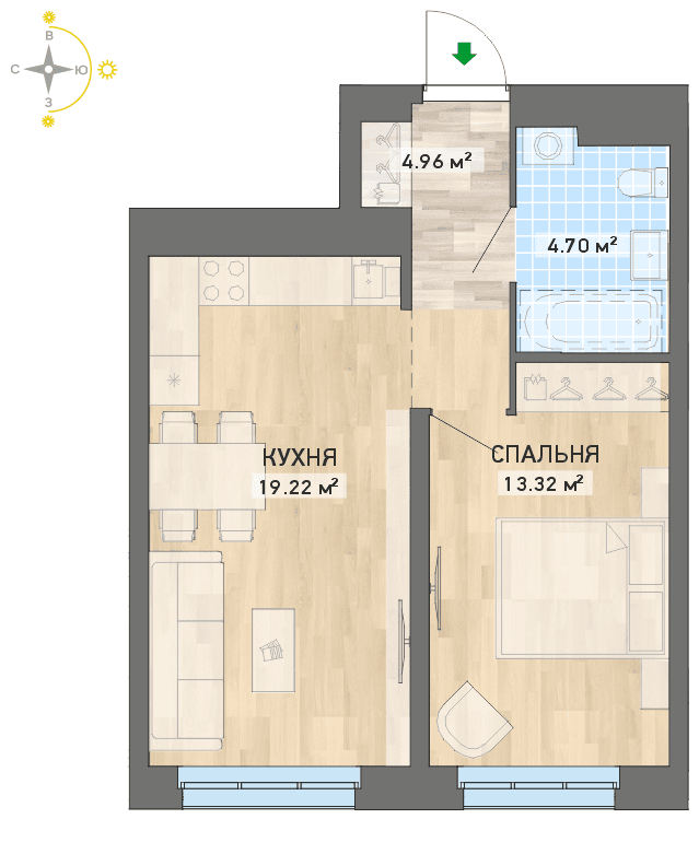 план квартиры.