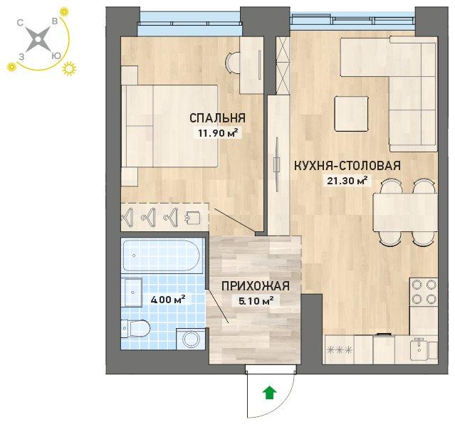 план квартиры.