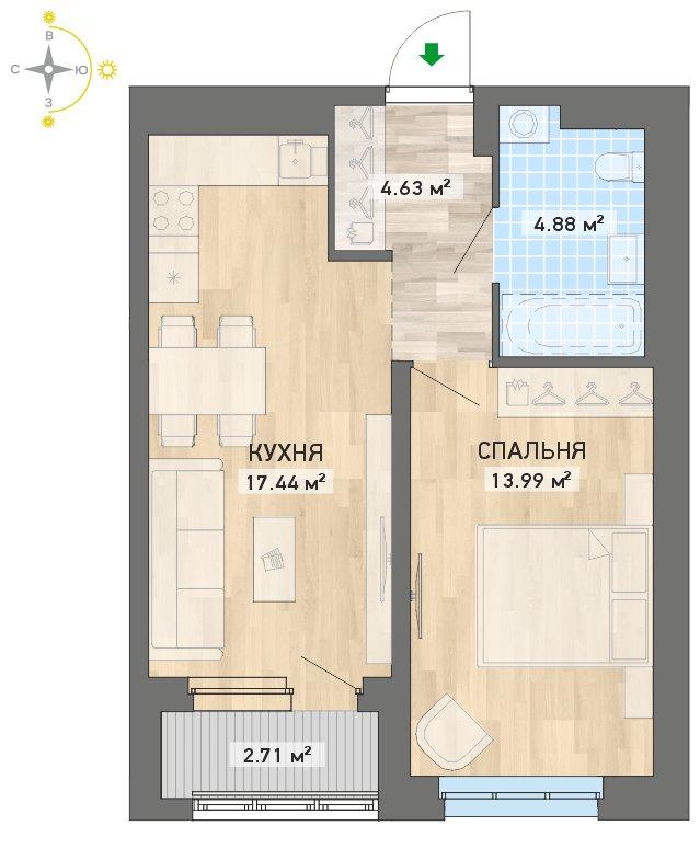 план квартиры.