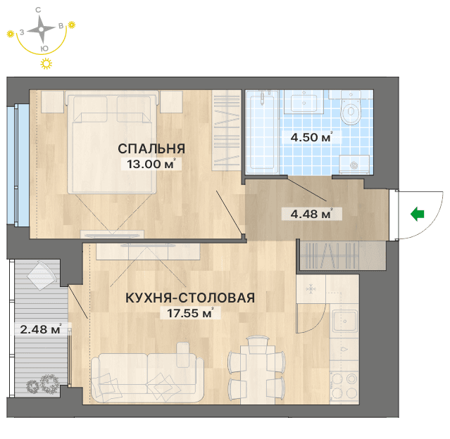 план квартиры.