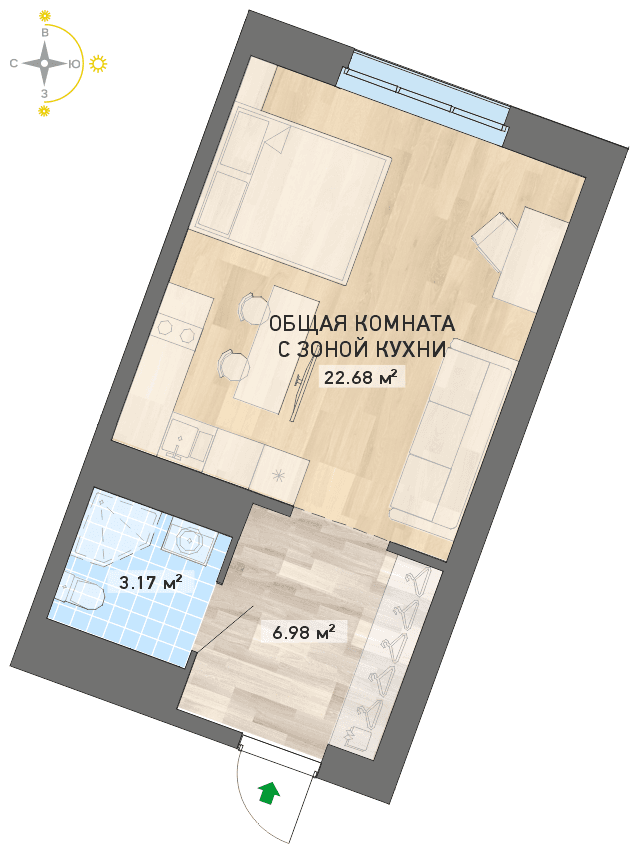 план квартиры.