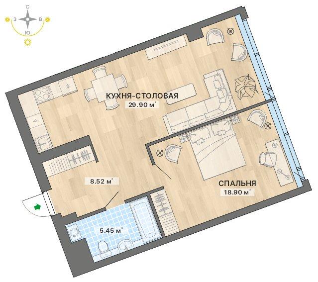 план квартиры.