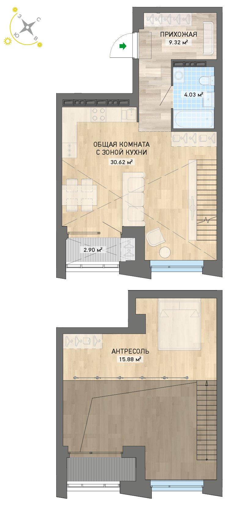 план квартиры.