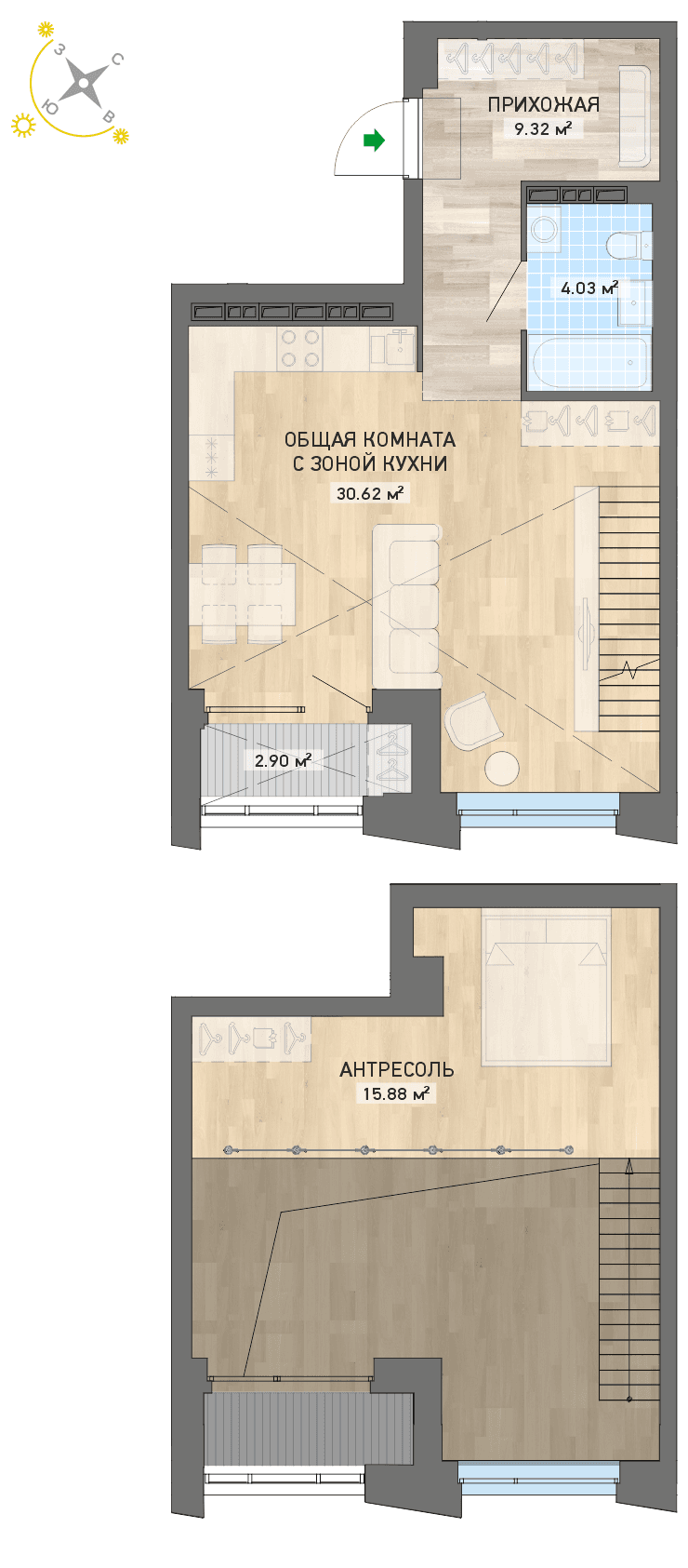 план квартиры.