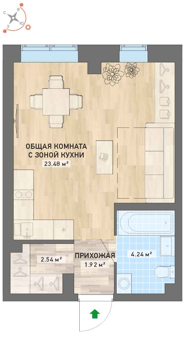 план квартиры.