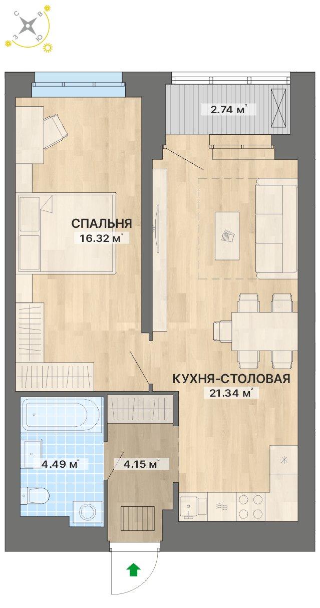 план квартиры.