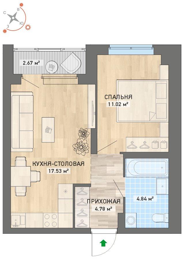 план квартиры.