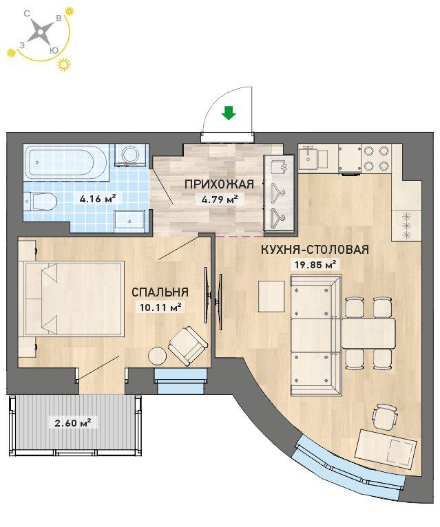 план квартиры.