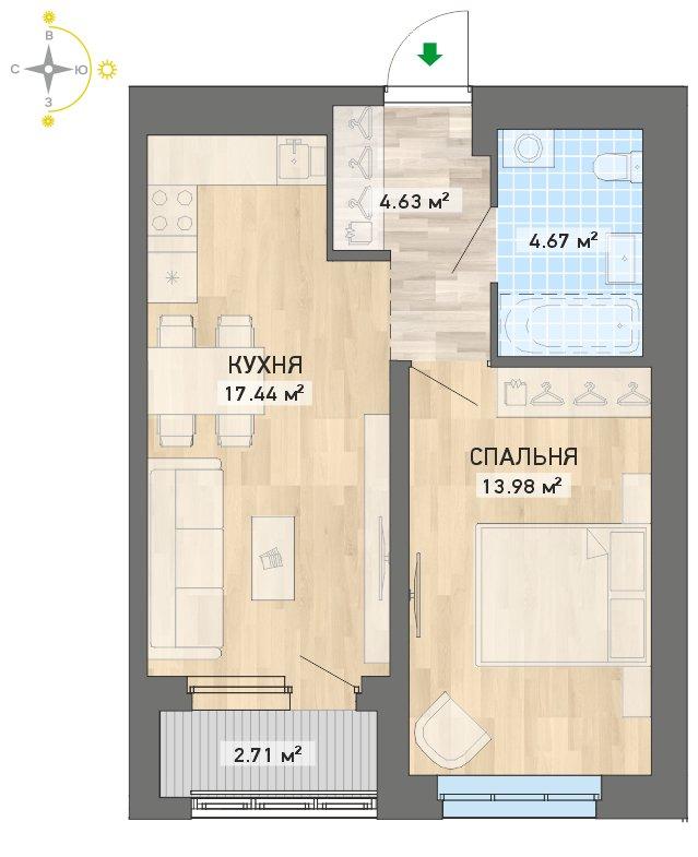план квартиры.