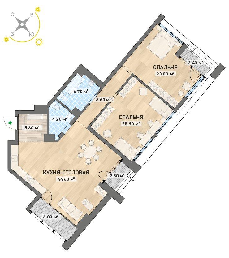 план квартиры.