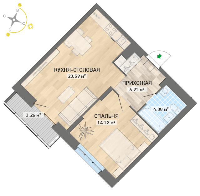 план квартиры.