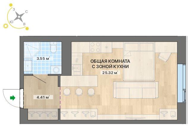 план квартиры.