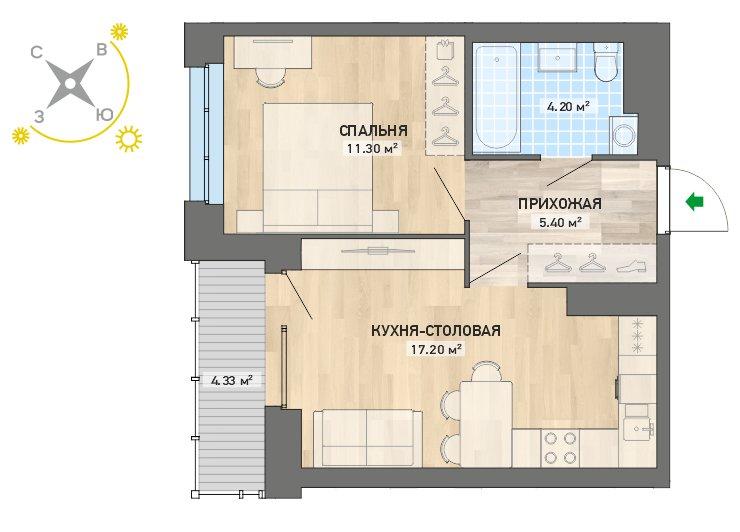 план квартиры.