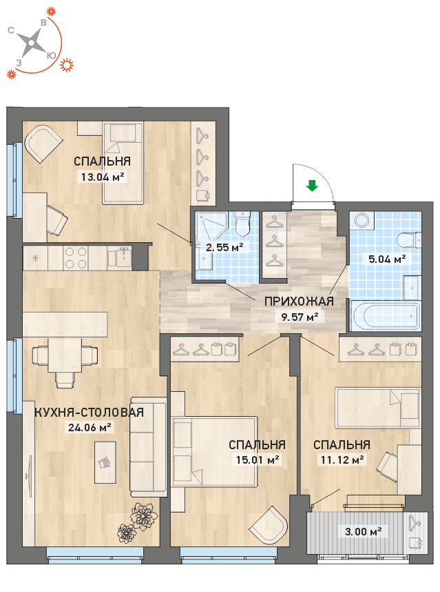 план квартиры.