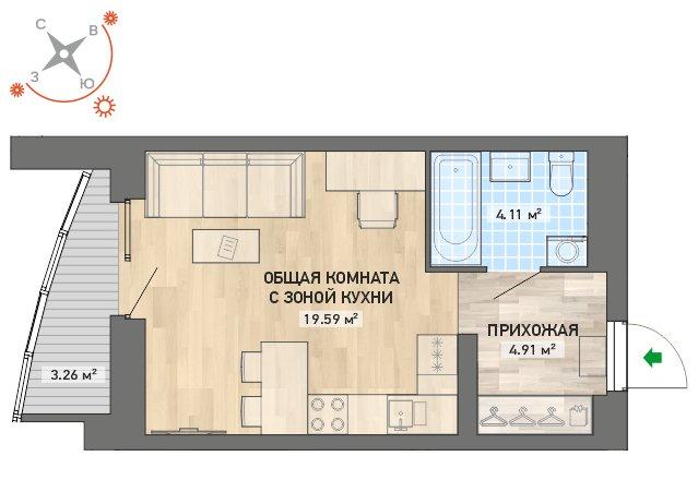план квартиры.