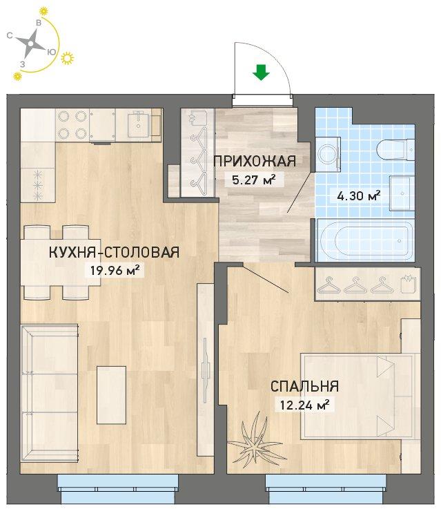план квартиры.