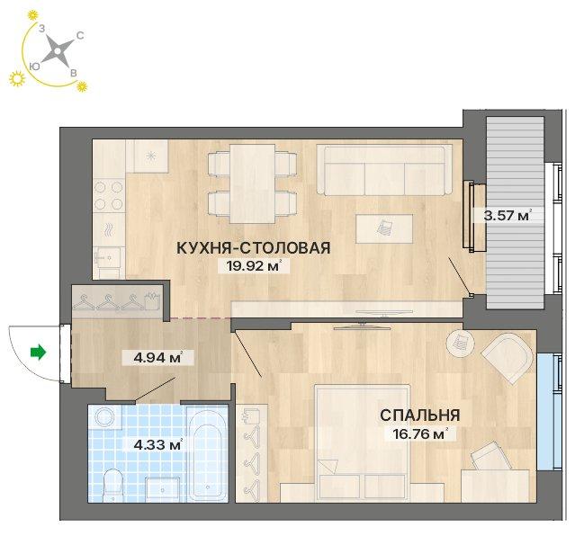 план квартиры.