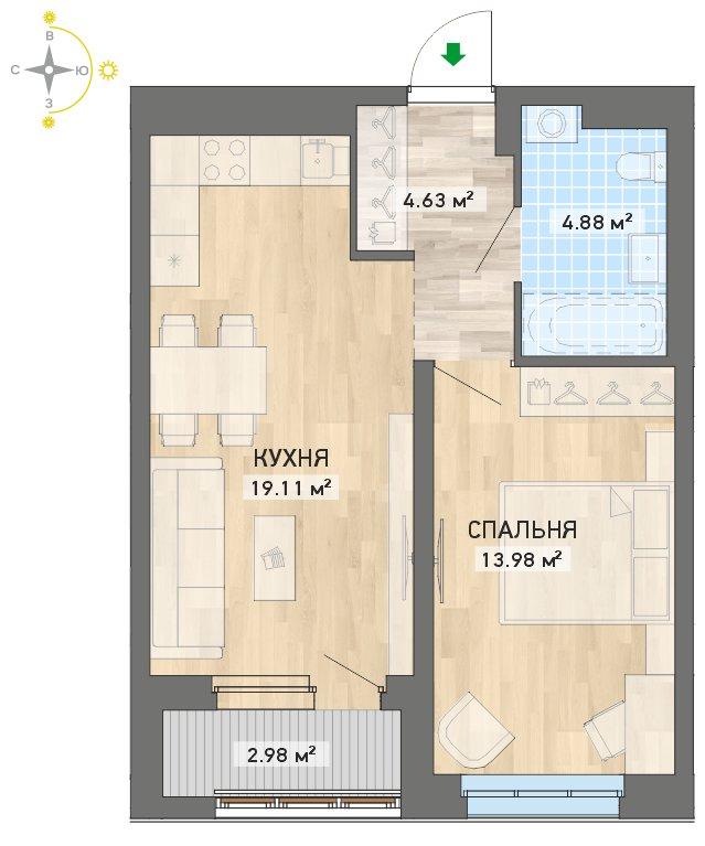 план квартиры.