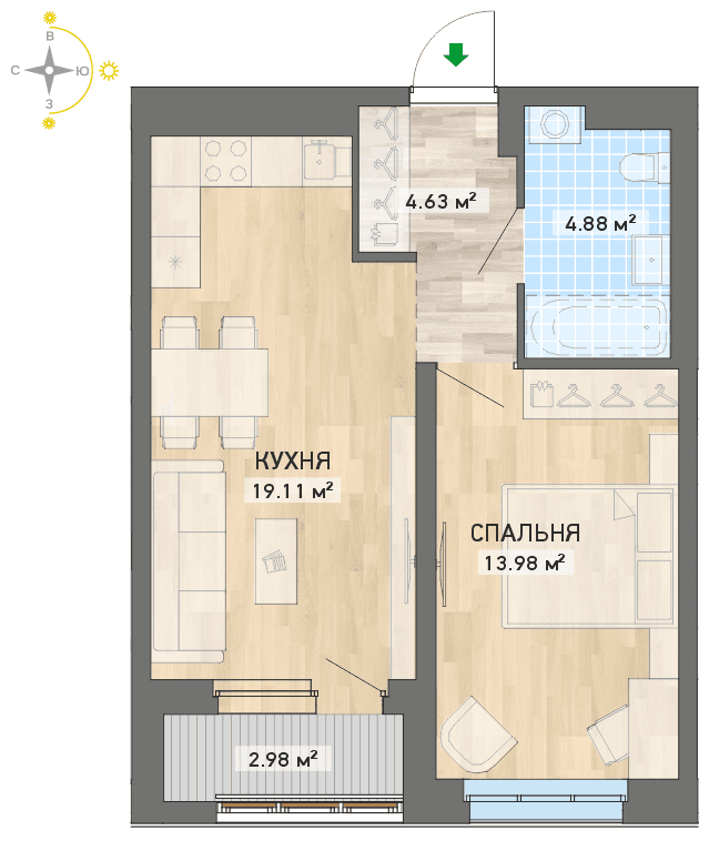 план квартиры.