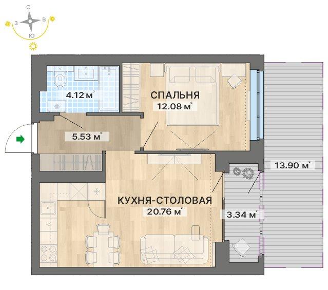 план квартиры.