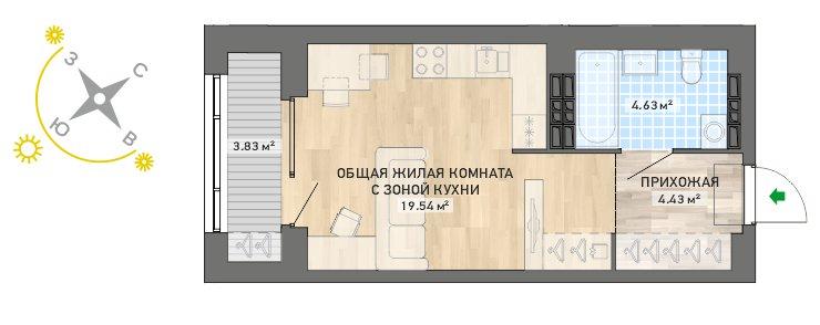 план квартиры.