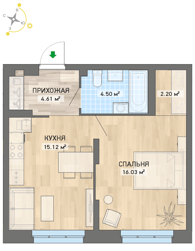 план квартиры.