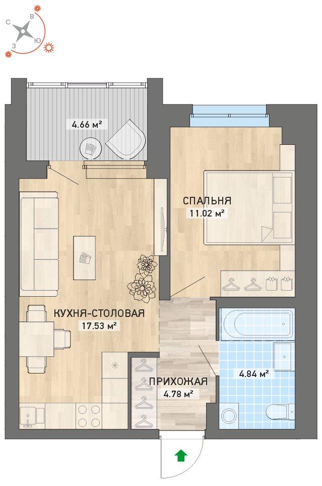 план квартиры.