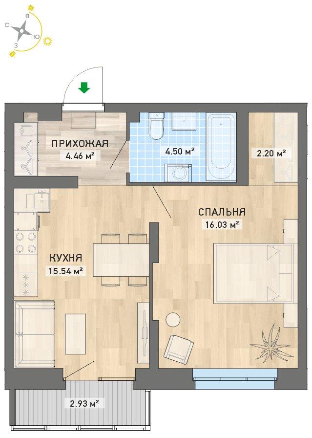 план квартиры.
