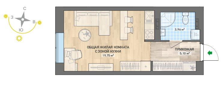 план квартиры.