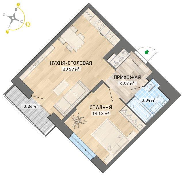 план квартиры.