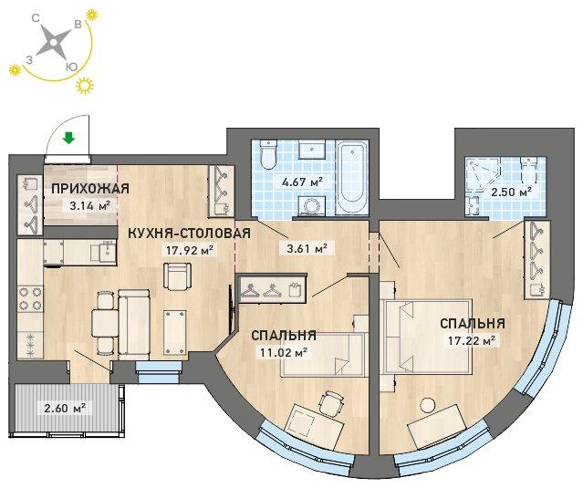 план квартиры.