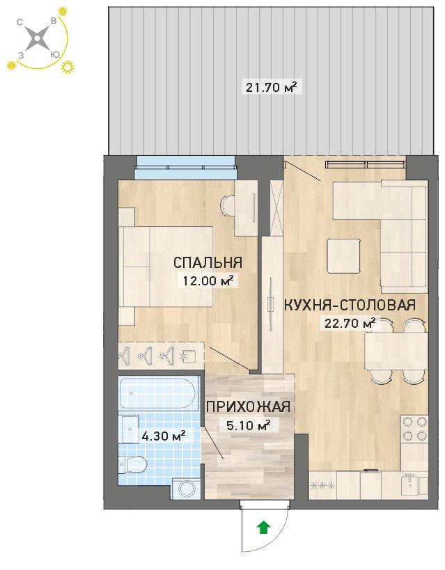 план квартиры.